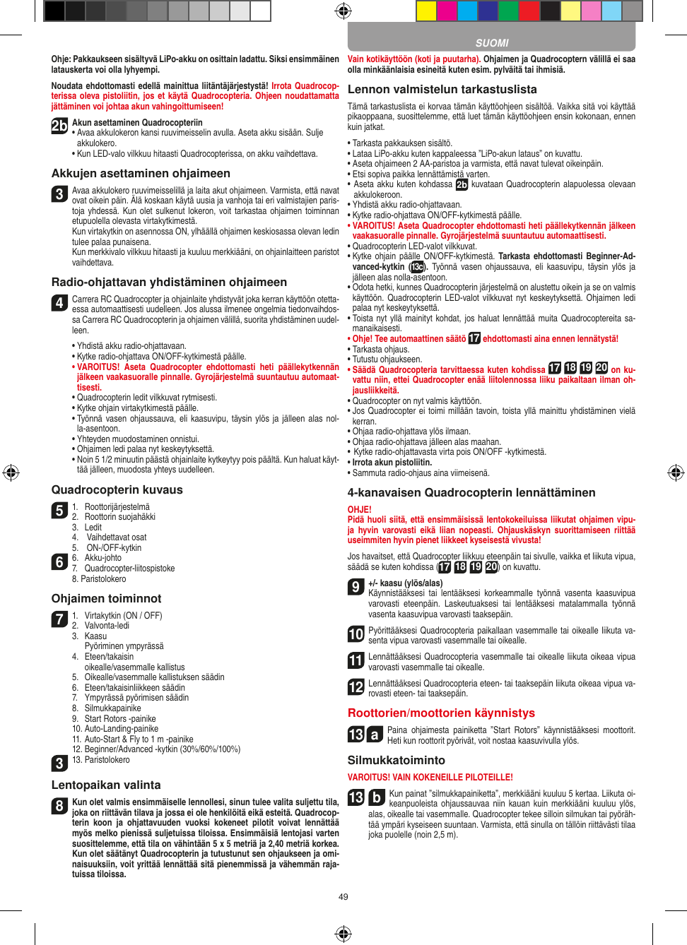 Page 49 of Carrera Toys 370401023 Short Range Device Radio Control Toy Transmitter User Manual 