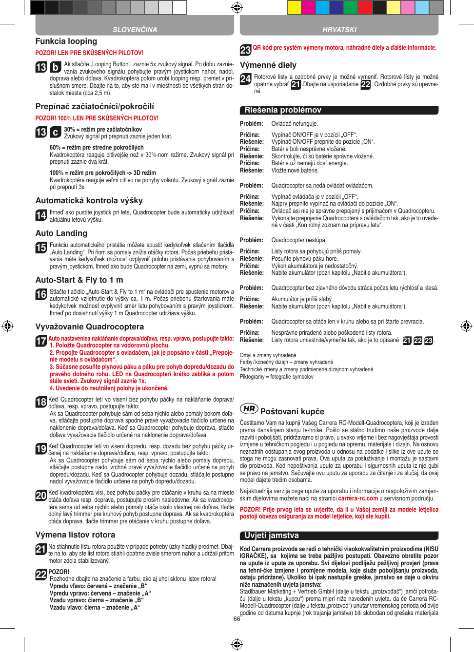 Page 66 of Carrera Toys 370401023 Short Range Device Radio Control Toy Transmitter User Manual 