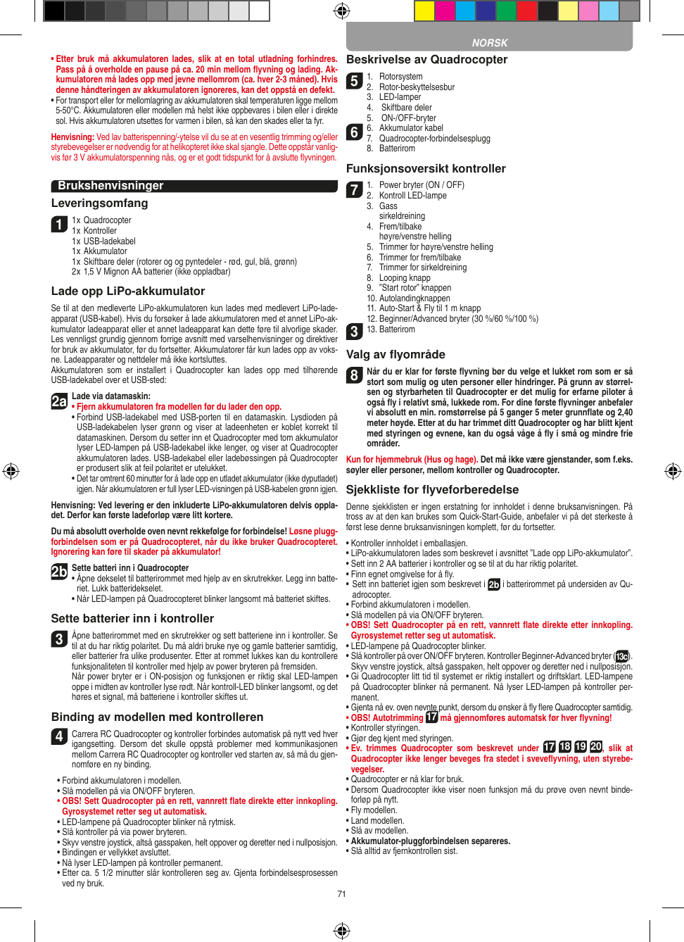 Page 71 of Carrera Toys 370401023 Short Range Device Radio Control Toy Transmitter User Manual 