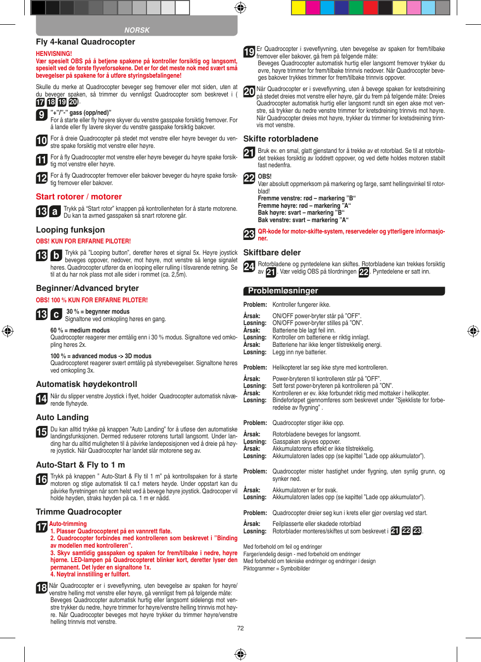 Page 72 of Carrera Toys 370401023 Short Range Device Radio Control Toy Transmitter User Manual 