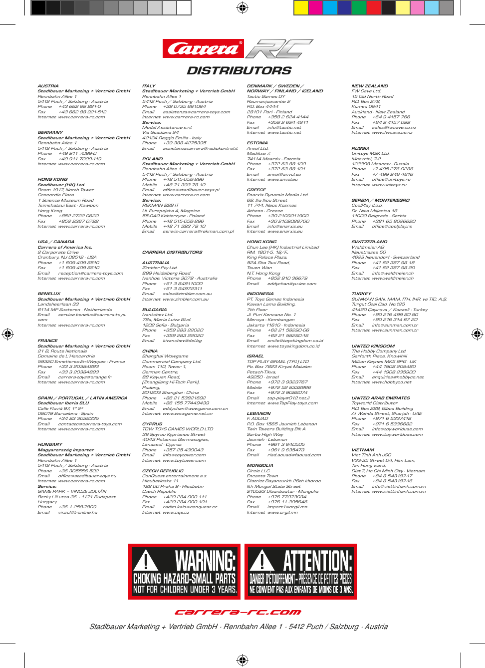 Page 84 of Carrera Toys 370401023 Short Range Device Radio Control Toy Transmitter User Manual 