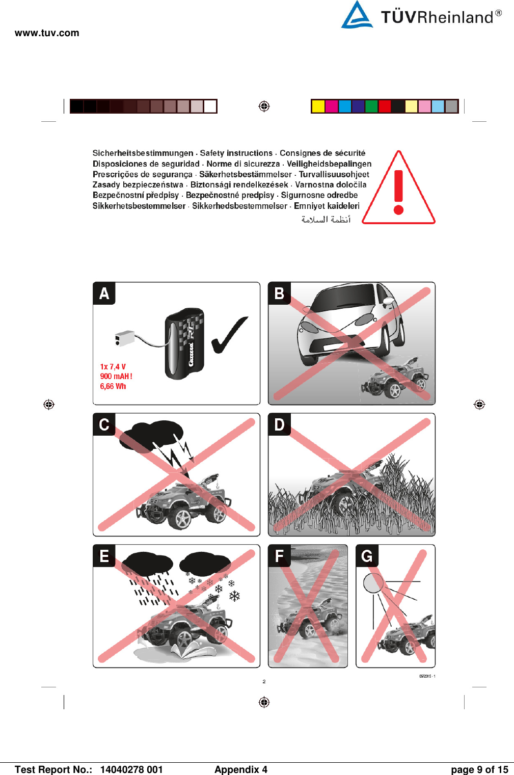 www.tuv.com   Test Report No.:  14040278 001  Appendix 4  page 9 of 15  