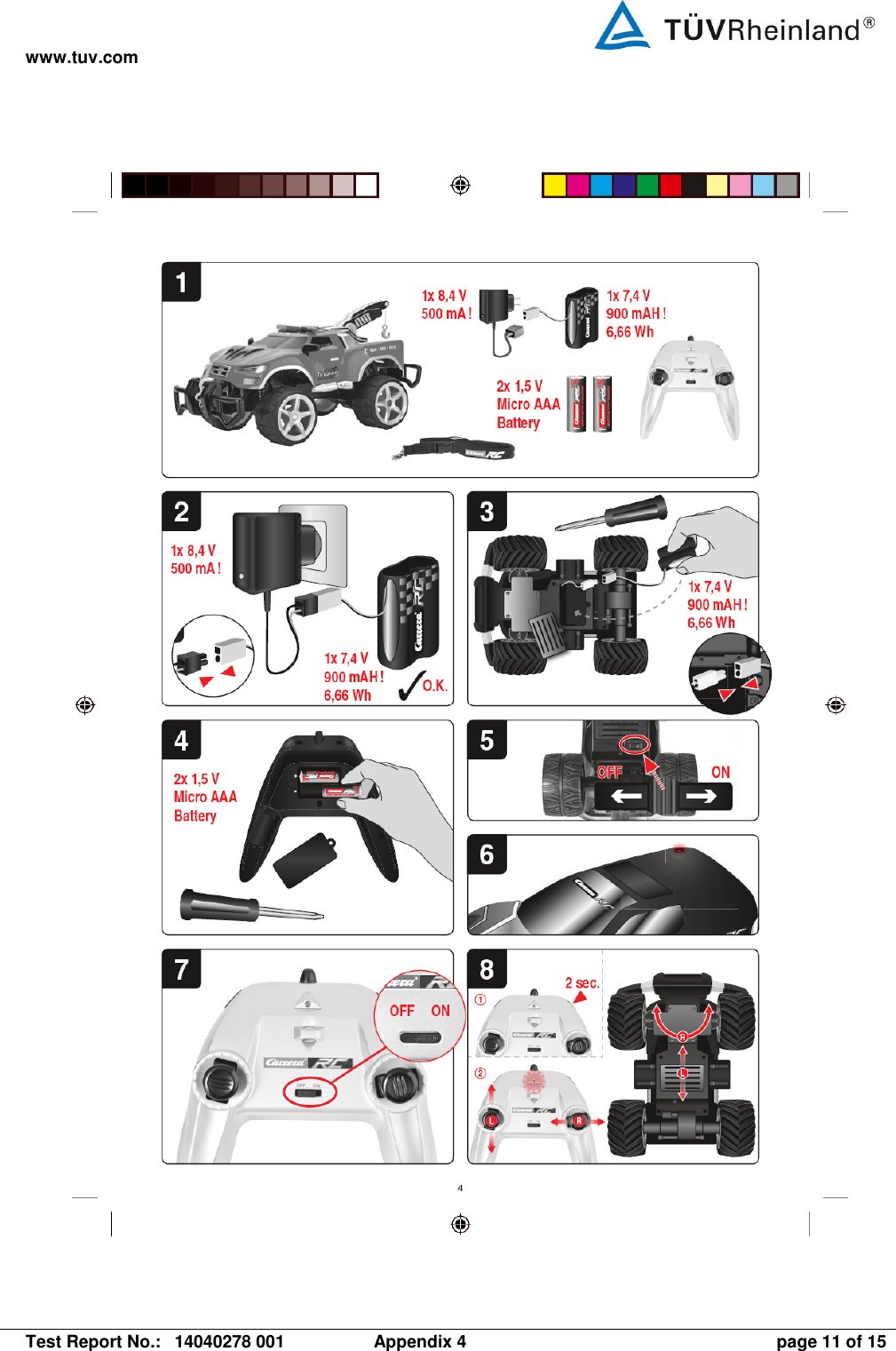 www.tuv.com   Test Report No.:  14040278 001  Appendix 4  page 11 of 15  