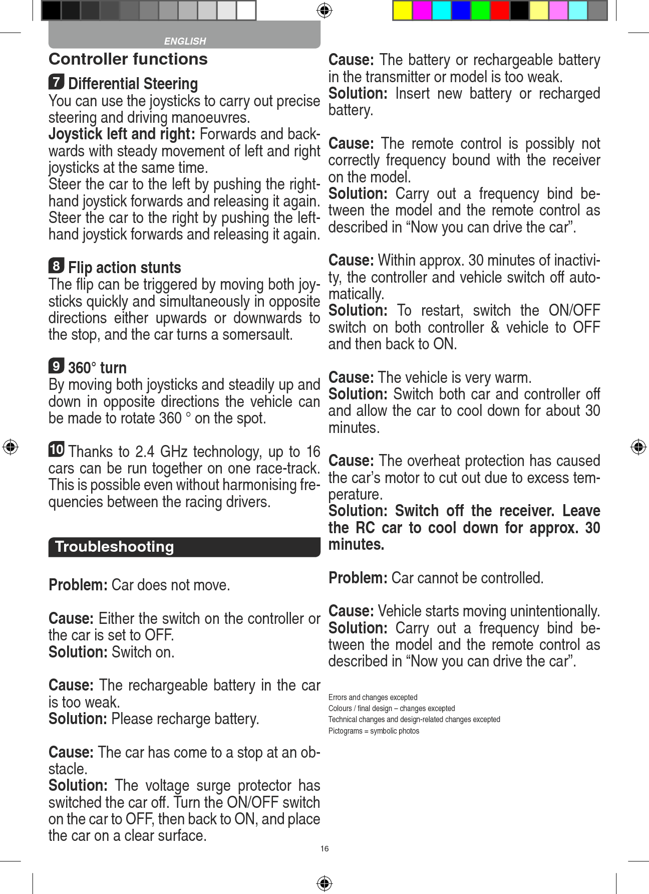 Page 16 of Carrera Toys 370900051 Short Range Device,Radio Controlled Toy Transmit User Manual 