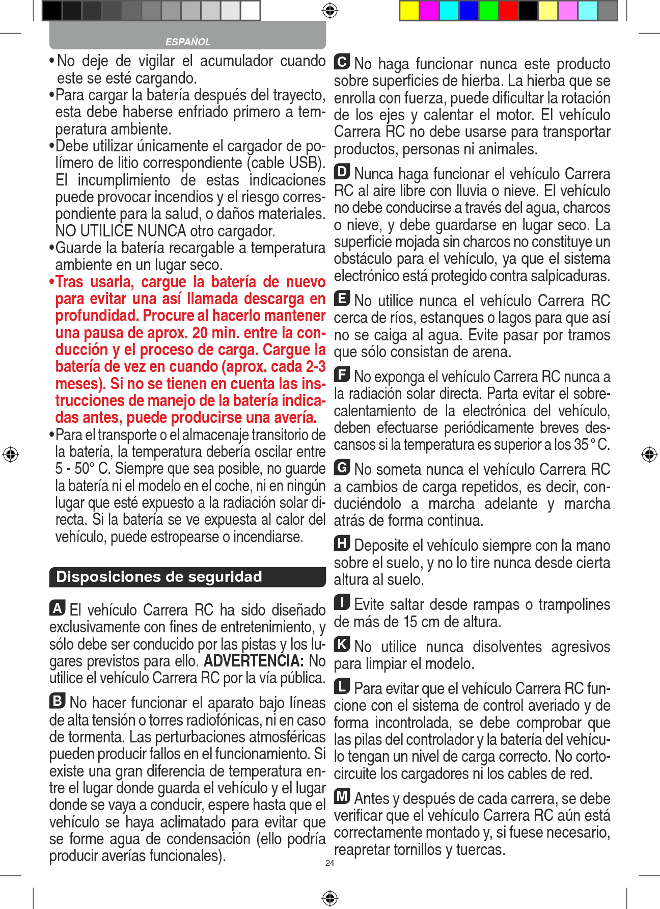 Page 24 of Carrera Toys 370900051 Short Range Device,Radio Controlled Toy Transmit User Manual 