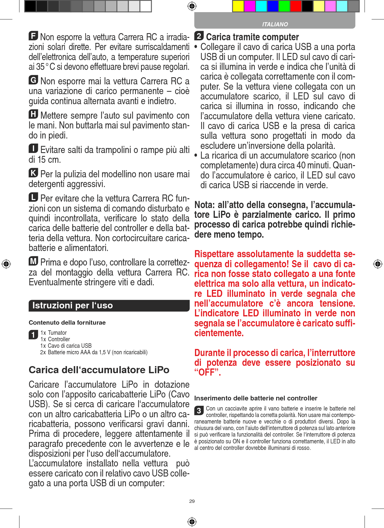 Page 29 of Carrera Toys 370900051 Short Range Device,Radio Controlled Toy Transmit User Manual 