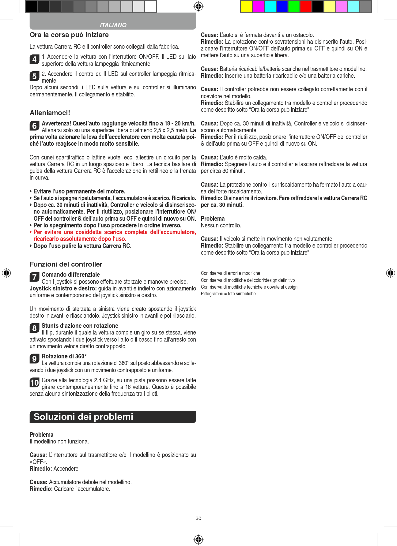 Page 30 of Carrera Toys 370900051 Short Range Device,Radio Controlled Toy Transmit User Manual 