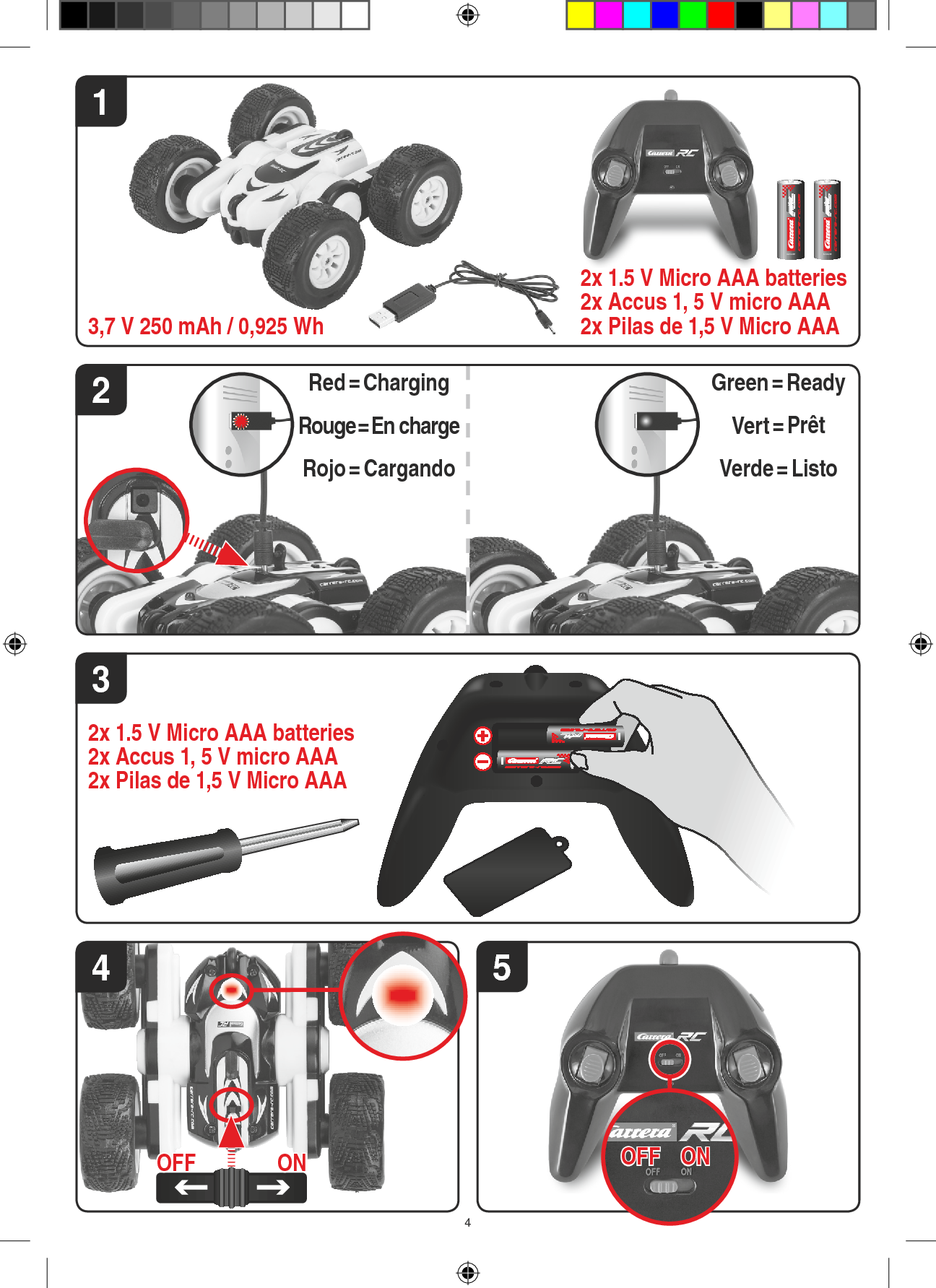 Page 4 of Carrera Toys 370900051 Short Range Device,Radio Controlled Toy Transmit User Manual 
