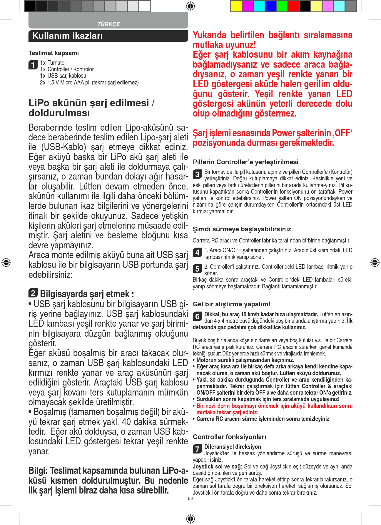 Page 82 of Carrera Toys 370900051 Short Range Device,Radio Controlled Toy Transmit User Manual 