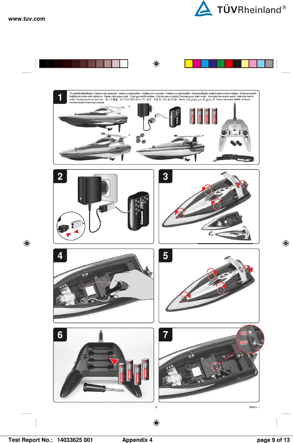 www.tuv.com   Test Report No.:  14033625 001  Appendix 4  page 9 of 13  