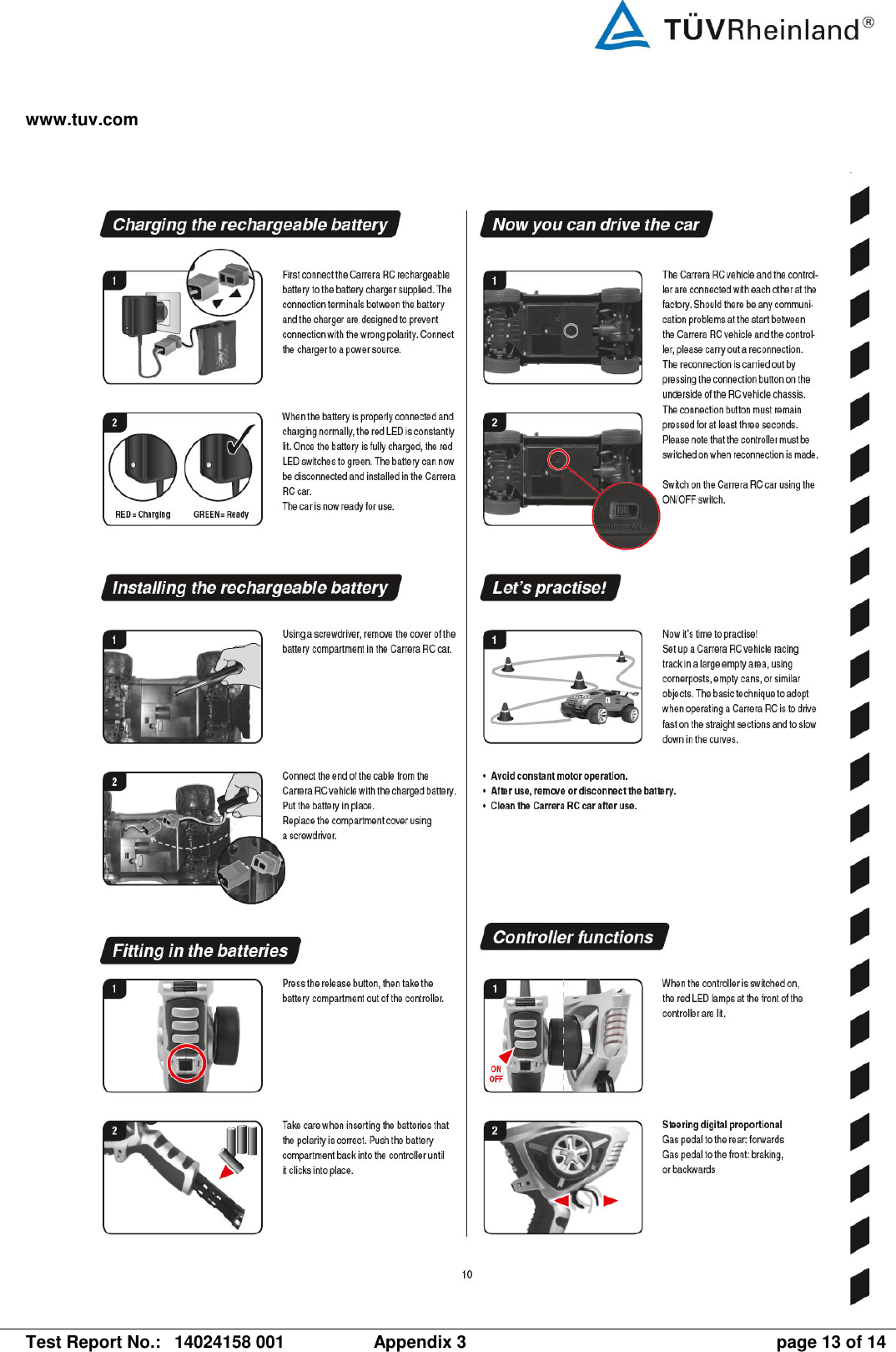 www.tuv.com   Test Report No.:  14024158 001  Appendix 3  page 13 of 14  