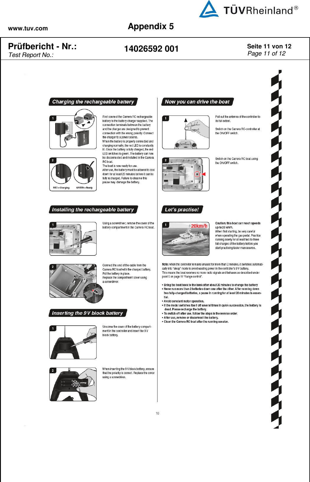 www.tuv.com Appendix 5  Prüfbericht - Nr.:  Test Report No.: 14026592 001 Seite 11 von 12 Page 11 of 12      