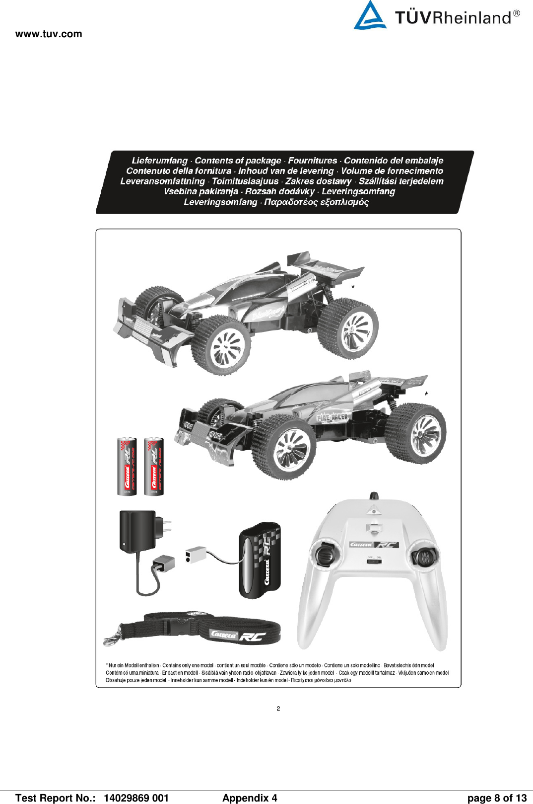 www.tuv.com   Test Report No.:  14029869 001  Appendix 4  page 8 of 13    