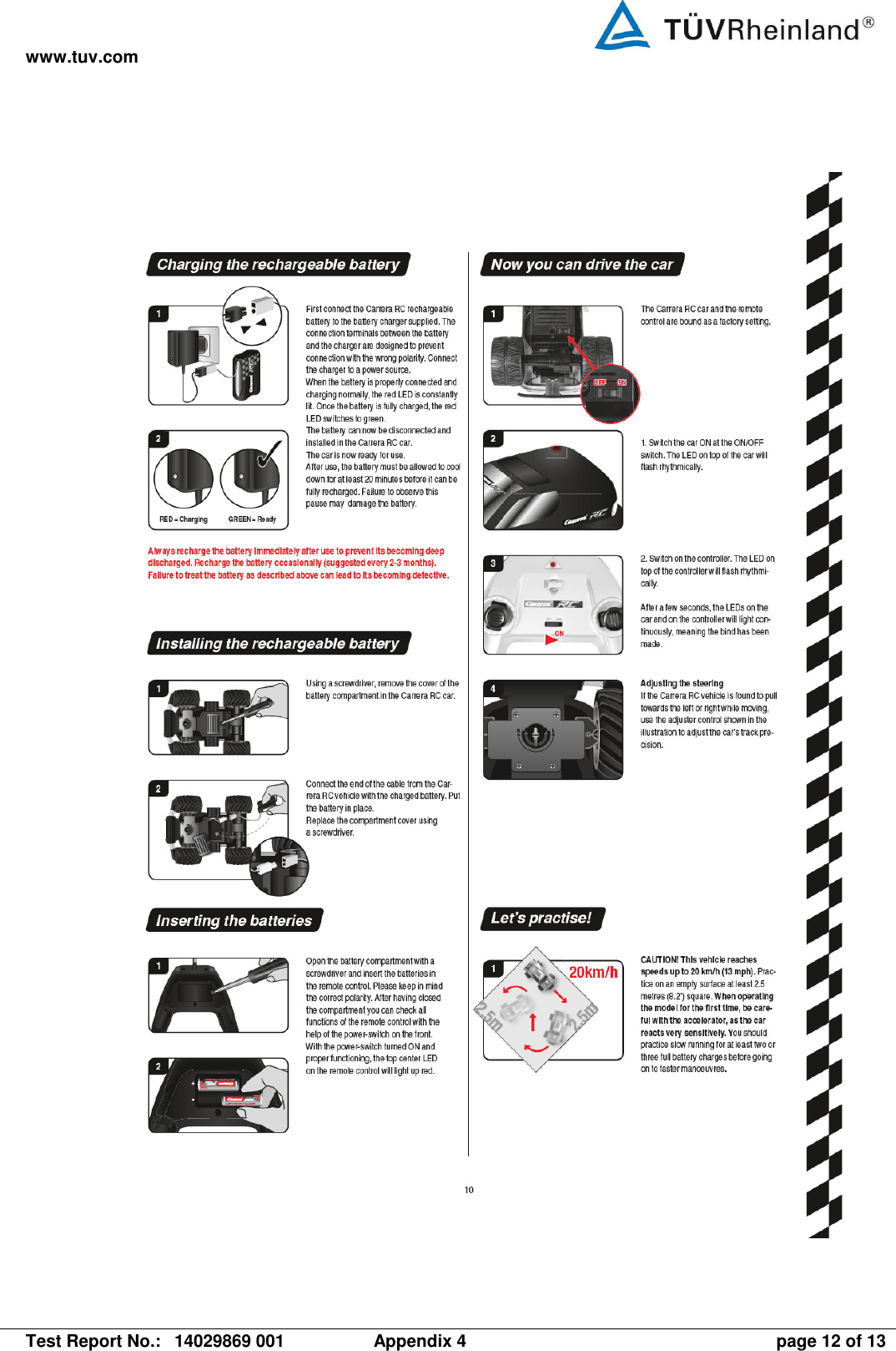 www.tuv.com   Test Report No.:  14029869 001  Appendix 4  page 12 of 13    