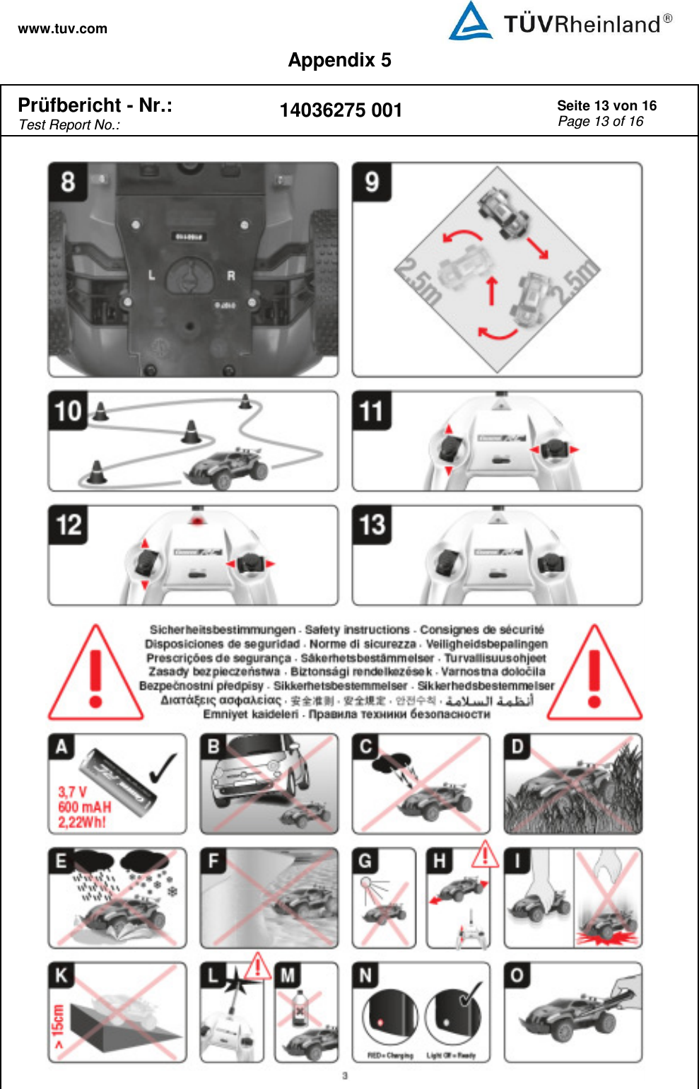 www.tuv.com Appendix 5  Prüfbericht - Nr.:  Test Report No.: 14036275 001 Seite 13 von 16 Page 13 of 16    