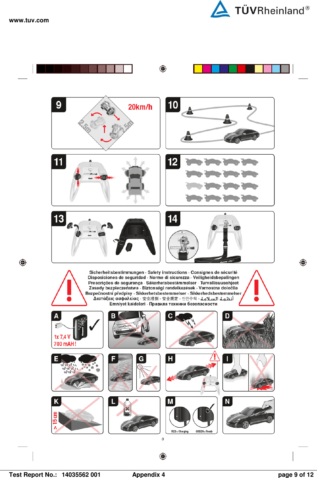 www.tuv.com   Test Report No.:  14035562 001  Appendix 4  page 9 of 12 