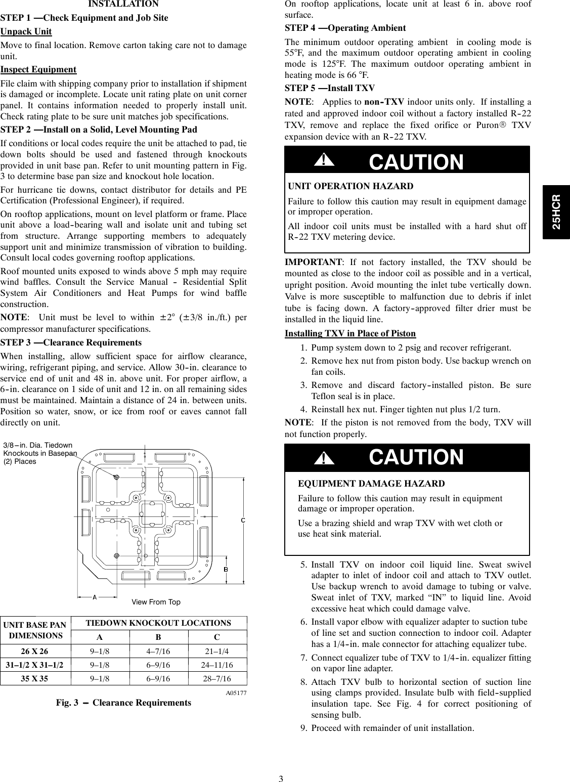 Page 3 of 10 - Carrier 25HCR 25hcr-2si User Manual  To The 0ed6864e-a73a-4822-969e-f1a1950130c2