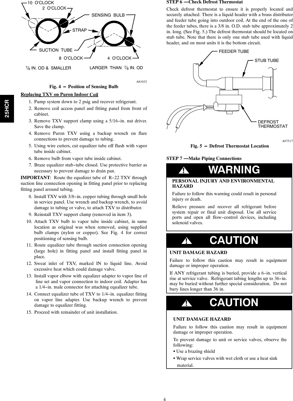 Page 4 of 10 - Carrier 25HCR 25hcr-2si User Manual  To The 0ed6864e-a73a-4822-969e-f1a1950130c2