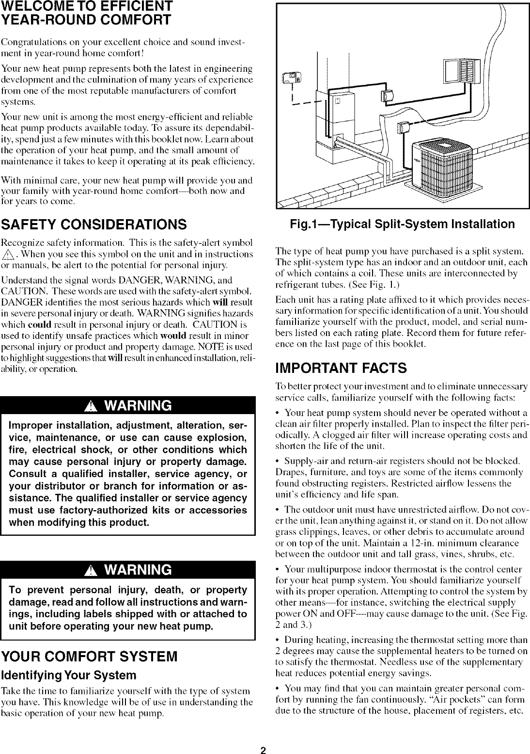 Page 2 of 8 - Carrier 38BYC030 SERIES310 User Manual  HEAT PUMP - Manuals And Guides L0408385