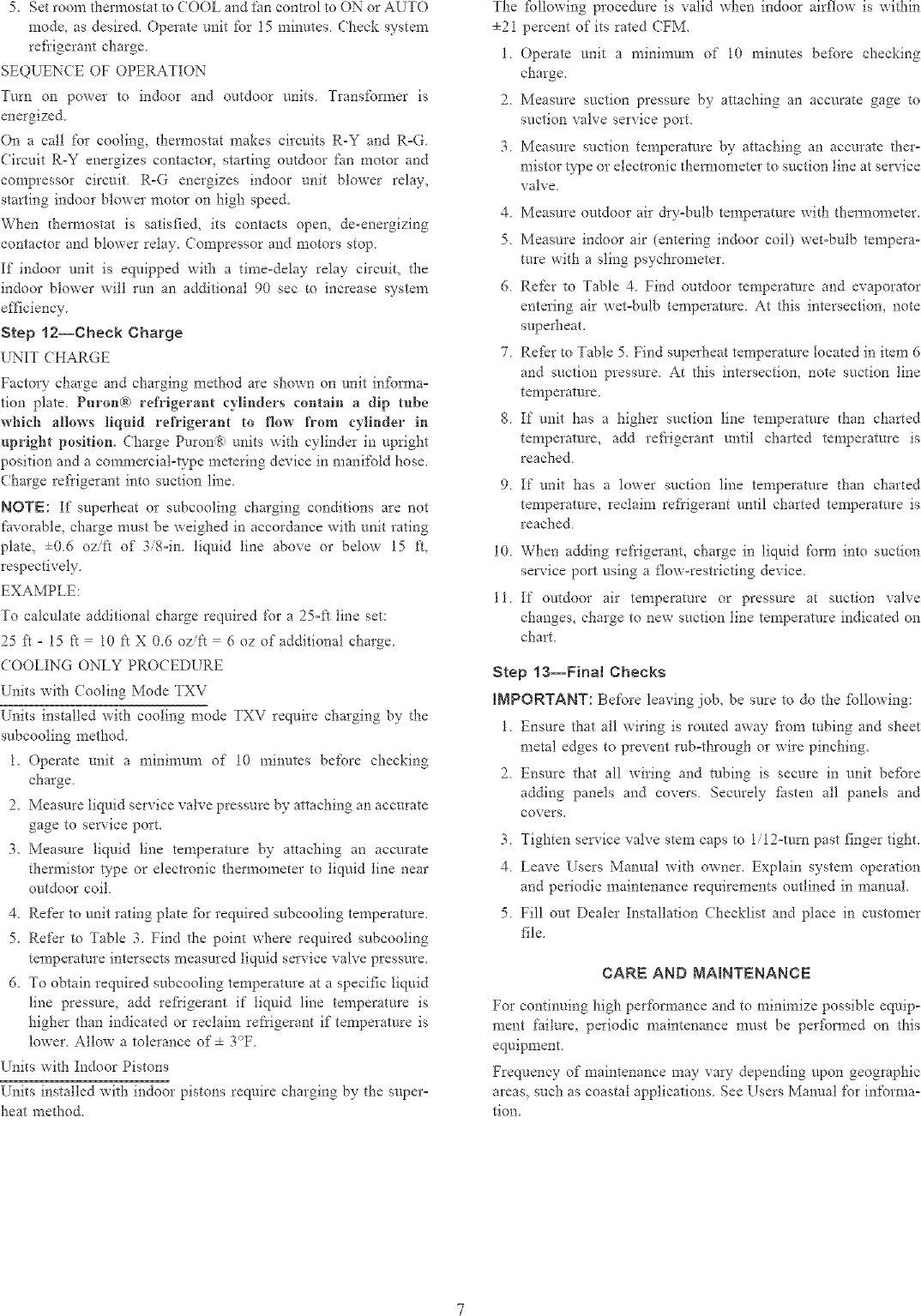 Page 7 of 12 - Carrier 38TPA042 SERIES300 User Manual  CONDENSING UNIT - Manuals And Guides L0411015