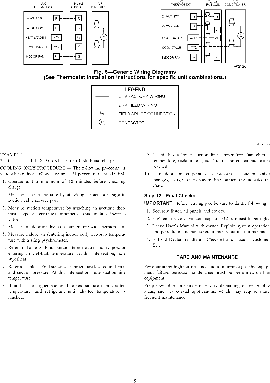 Page 5 of 8 - Carrier 38TRA018 SERIES300 User Manual  CONDENSING UNIT - Manuals And Guides L0411016