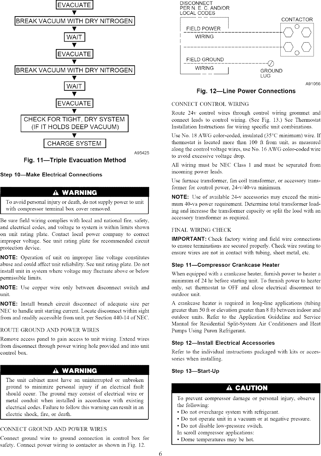 Page 6 of 12 - Carrier 38YXA030 SERIES330 User Manual  HEAT PUMP - Manuals And Guides L0411019