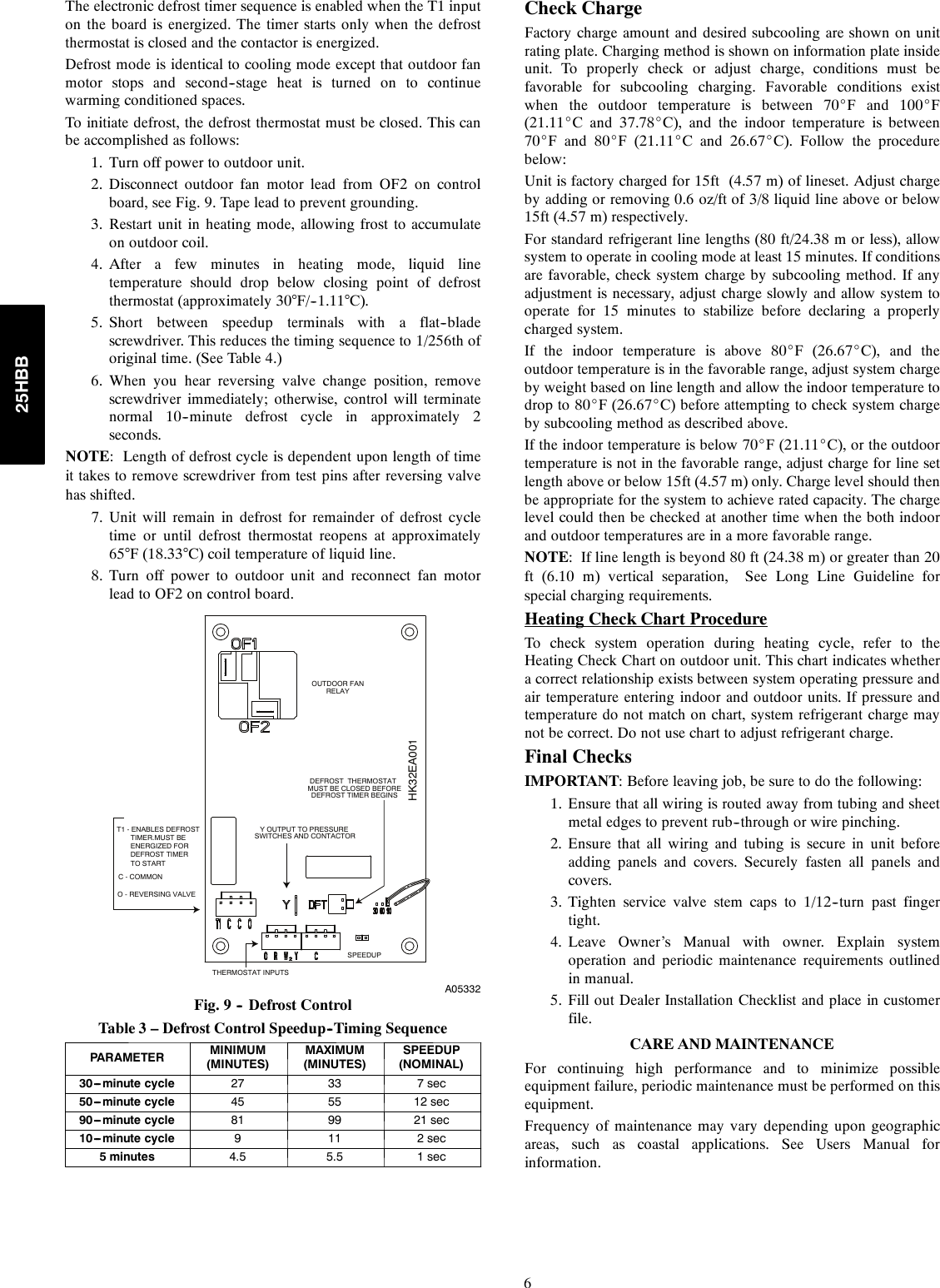 Page 6 of 8 - Carrier Carrier-25Hbb-Users-Manual- 25hbb-1si  Carrier-25hbb-users-manual