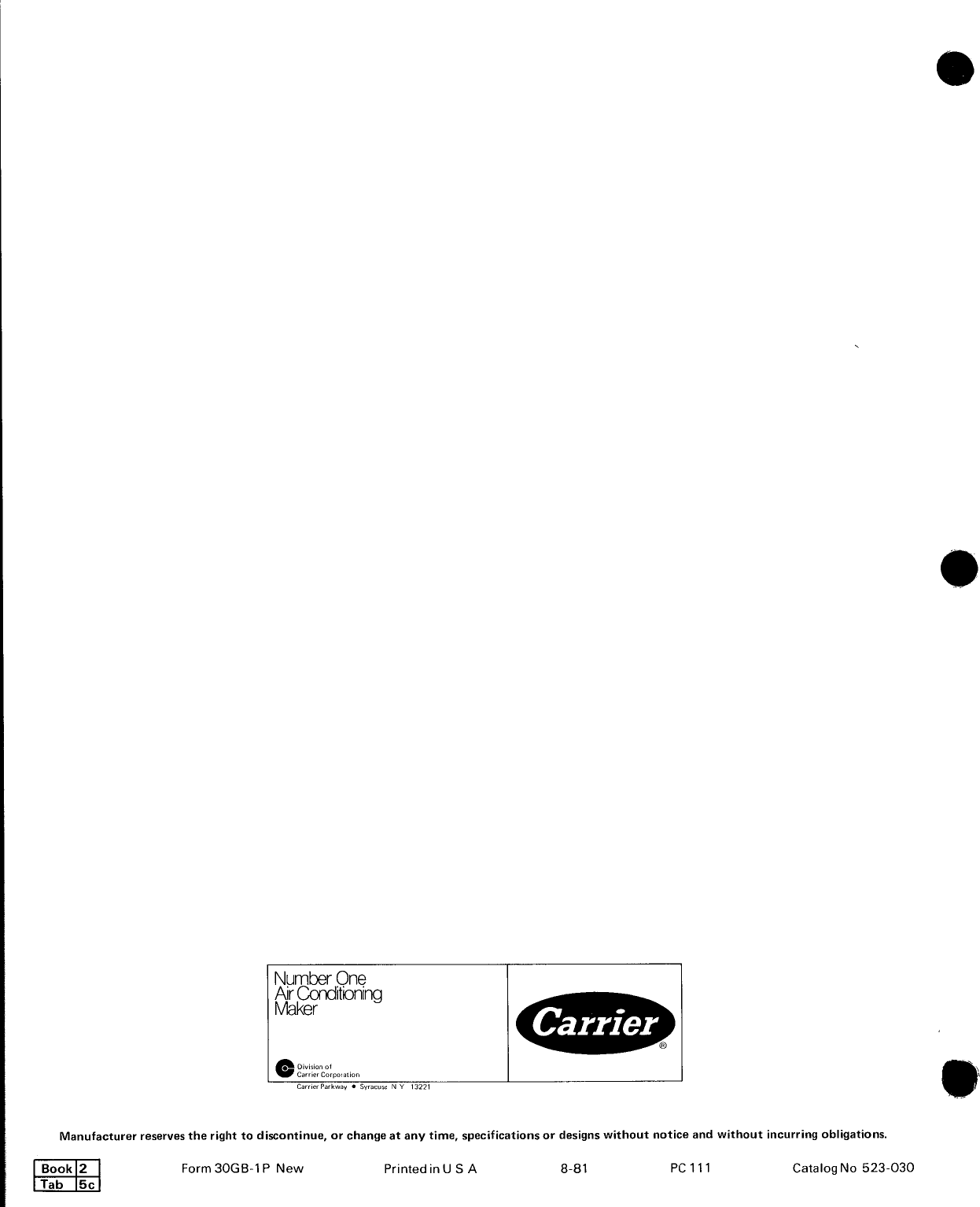Page 12 of 12 - Carrier Carrier-30Gb-Users-Manual-  Carrier-30gb-users-manual