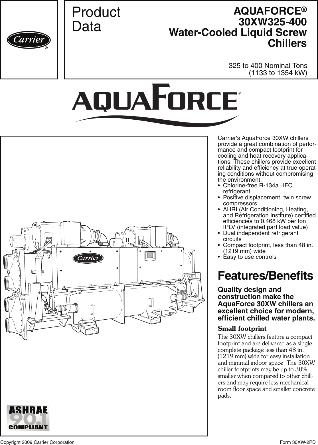 Carrier 30Xw325 400 Users Manual 30xw 2pd