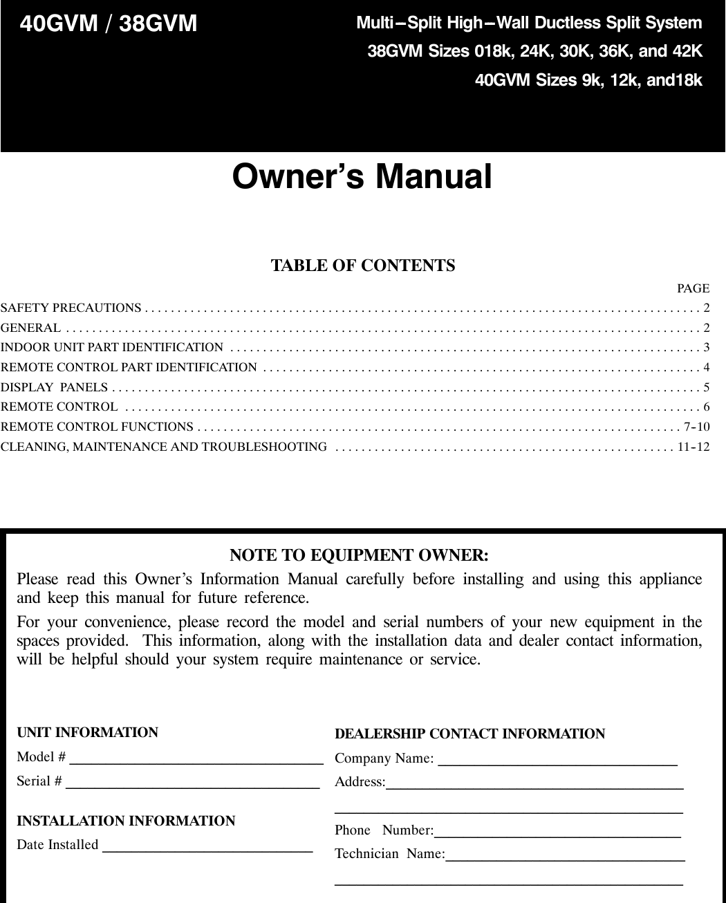 Carrier model serial number lookup