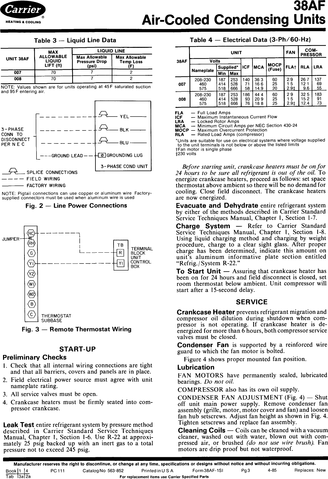Page 3 of 6 - Carrier Carrier-38Af-Users-Manual- Carrier-38af-users-manual