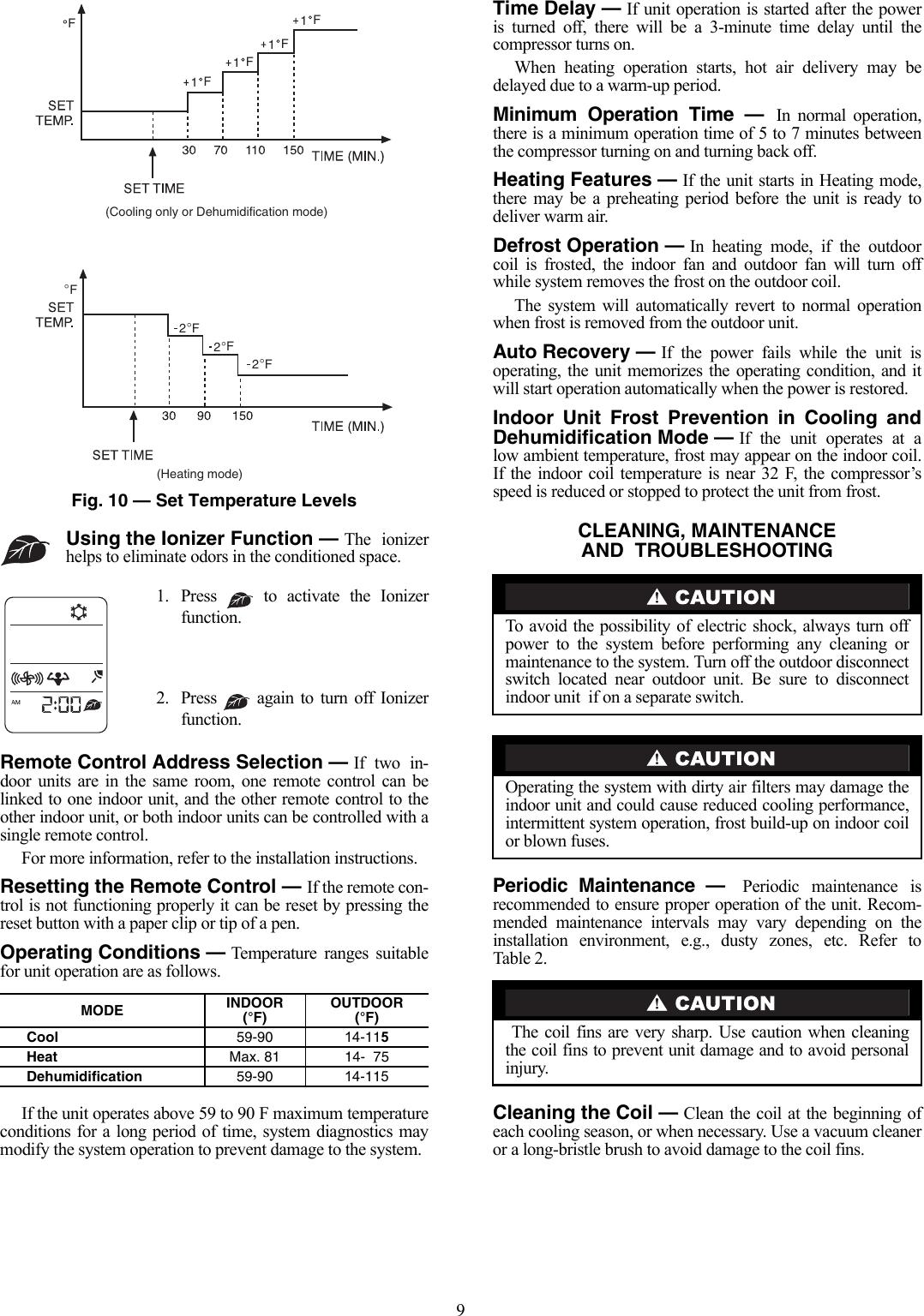 Page 9 of 12 - Carrier Carrier-38Hdf-40Qnc-Owners-Manual- Om3840-6 Reprint 406  Carrier-38hdf-40qnc-owners-manual