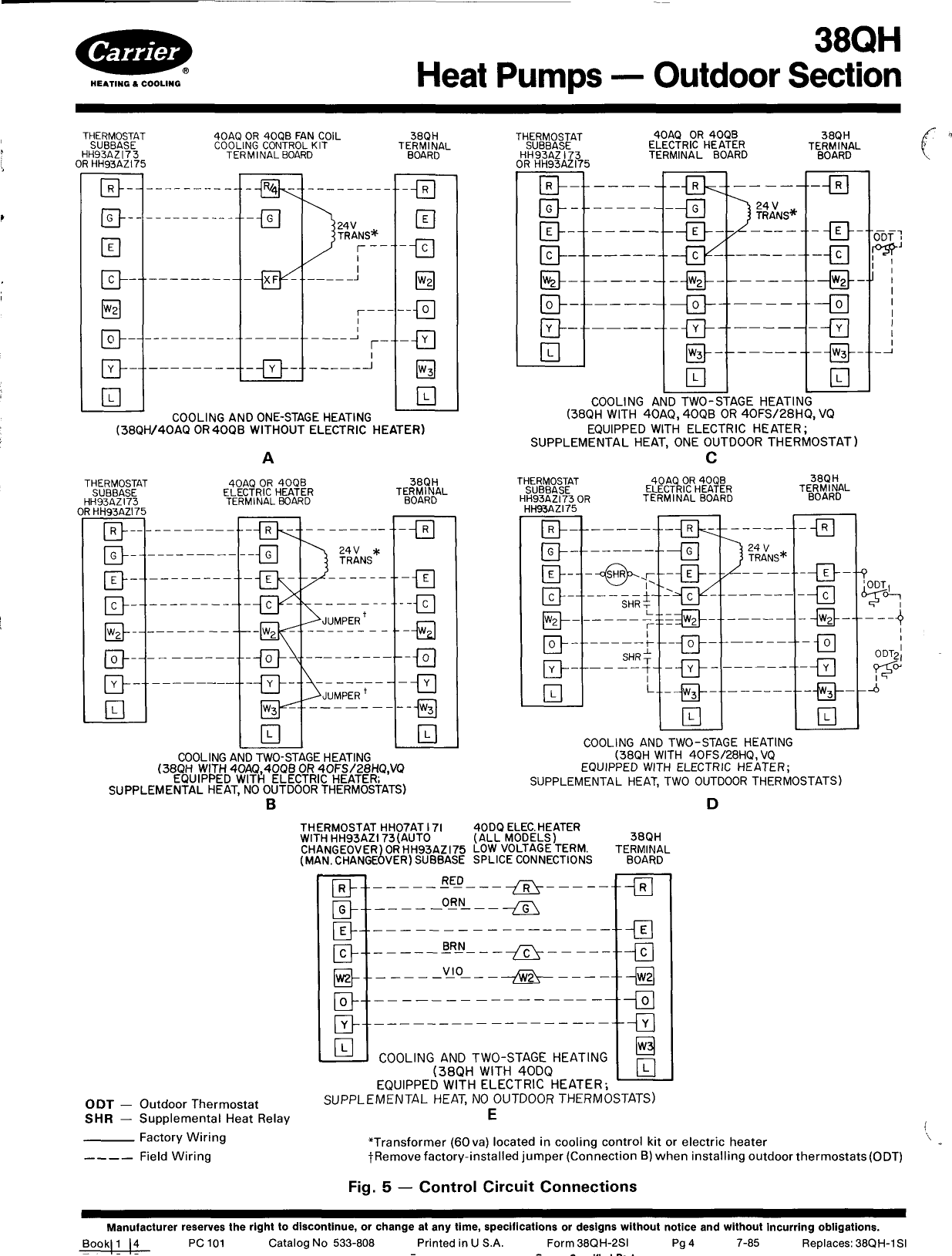 Page 4 of 10 - Carrier Carrier-38Qh-Users-Manual-  Carrier-38qh-users-manual