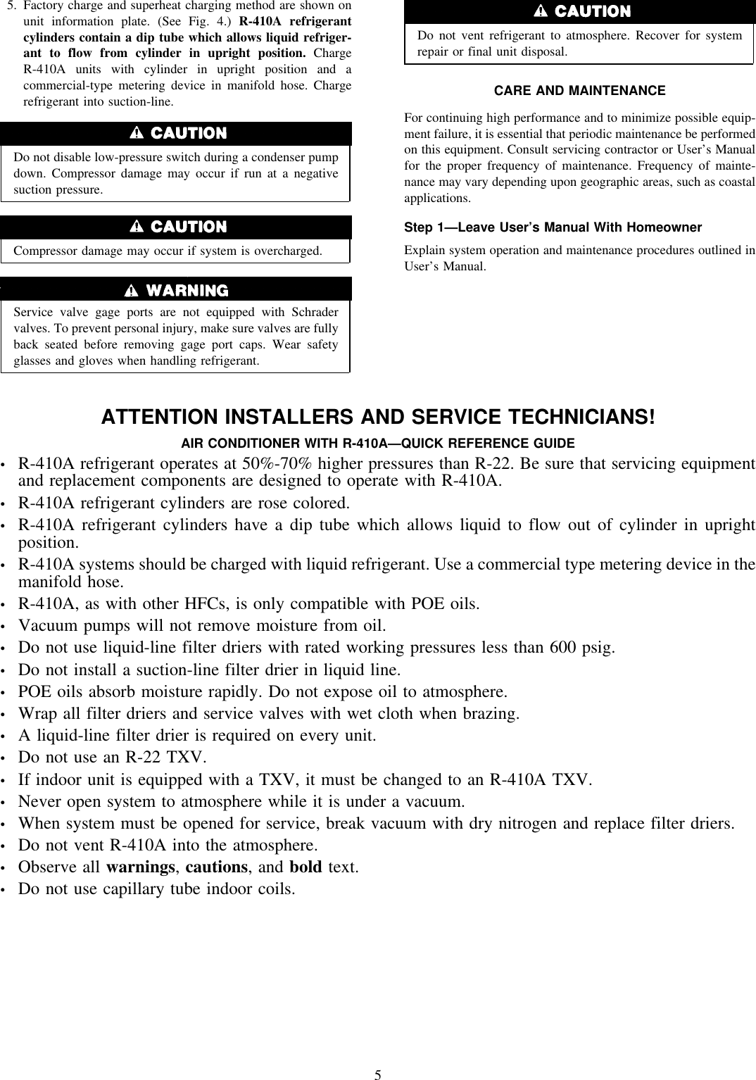 Page 5 of 8 - Carrier Carrier-38Txa-Users-Manual-  Carrier-38txa-users-manual