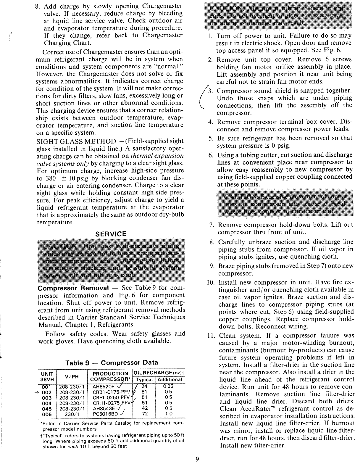 Page 9 of 12 - Carrier Carrier-38Vh-Users-Manual-  Carrier-38vh-users-manual