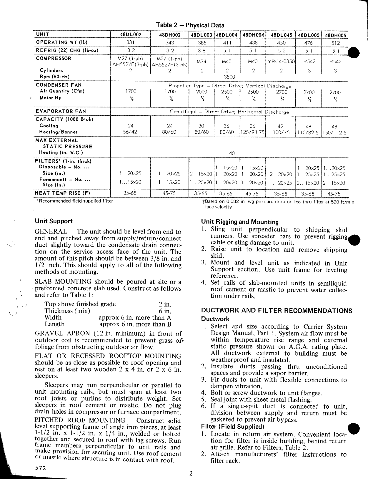 Page 2 of 11 - Carrier Carrier-48Dh-Users-Manual-  Carrier-48dh-users-manual