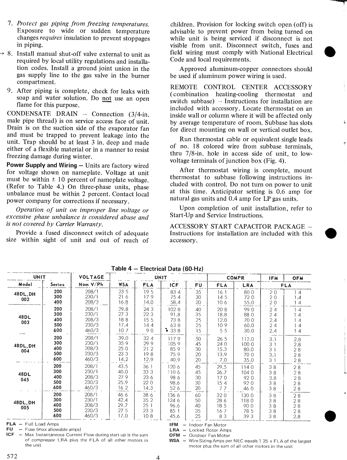 Page 4 of 11 - Carrier Carrier-48Dh-Users-Manual-  Carrier-48dh-users-manual