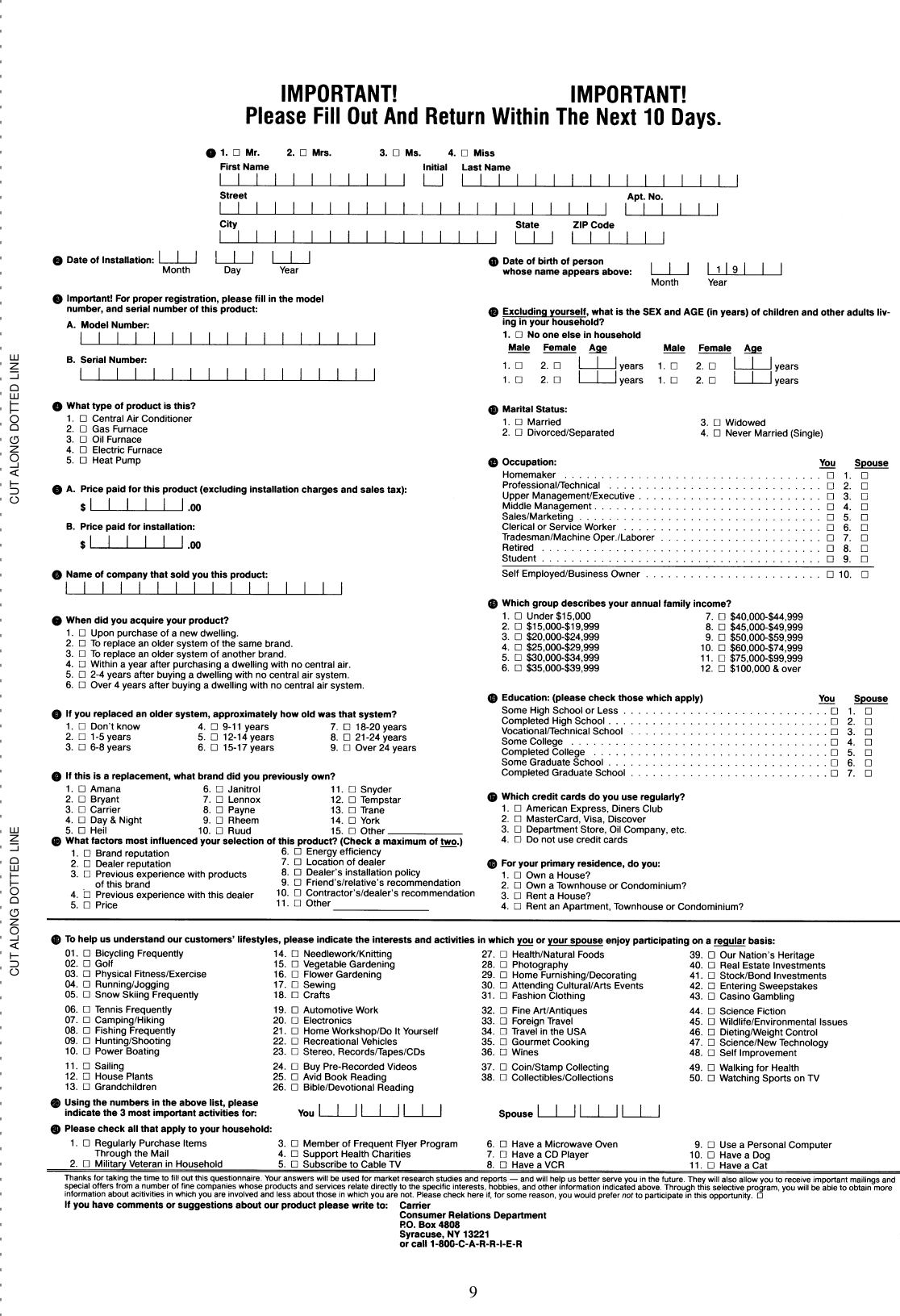 Page 9 of 12 - Carrier Carrier-48Gs-Users-Manual-  Carrier-48gs-users-manual