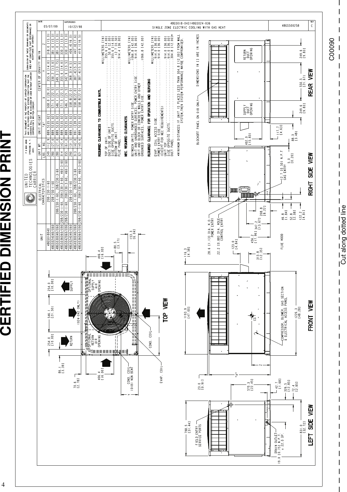 Page 4 of 8 - Carrier Carrier-48Gsn018-060-Users-Manual-  Carrier-48gsn018-060-users-manual