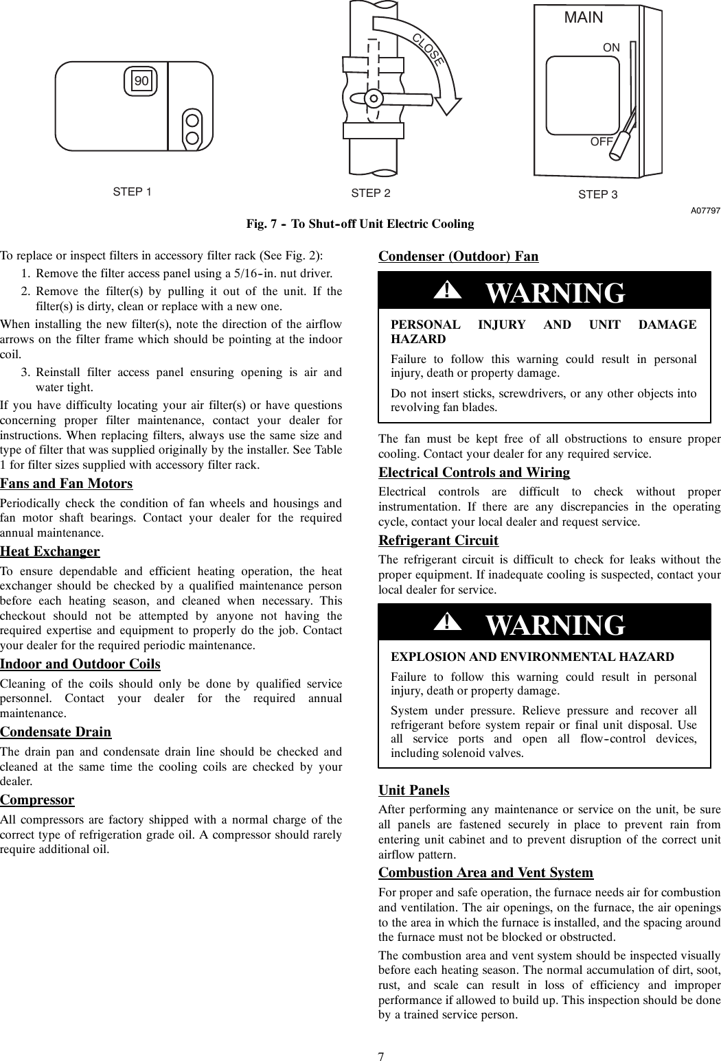 Page 7 of 8 - Carrier Carrier-48Vg-A-Owners-Manual- OM48VG-02  Carrier-48vg-a-owners-manual