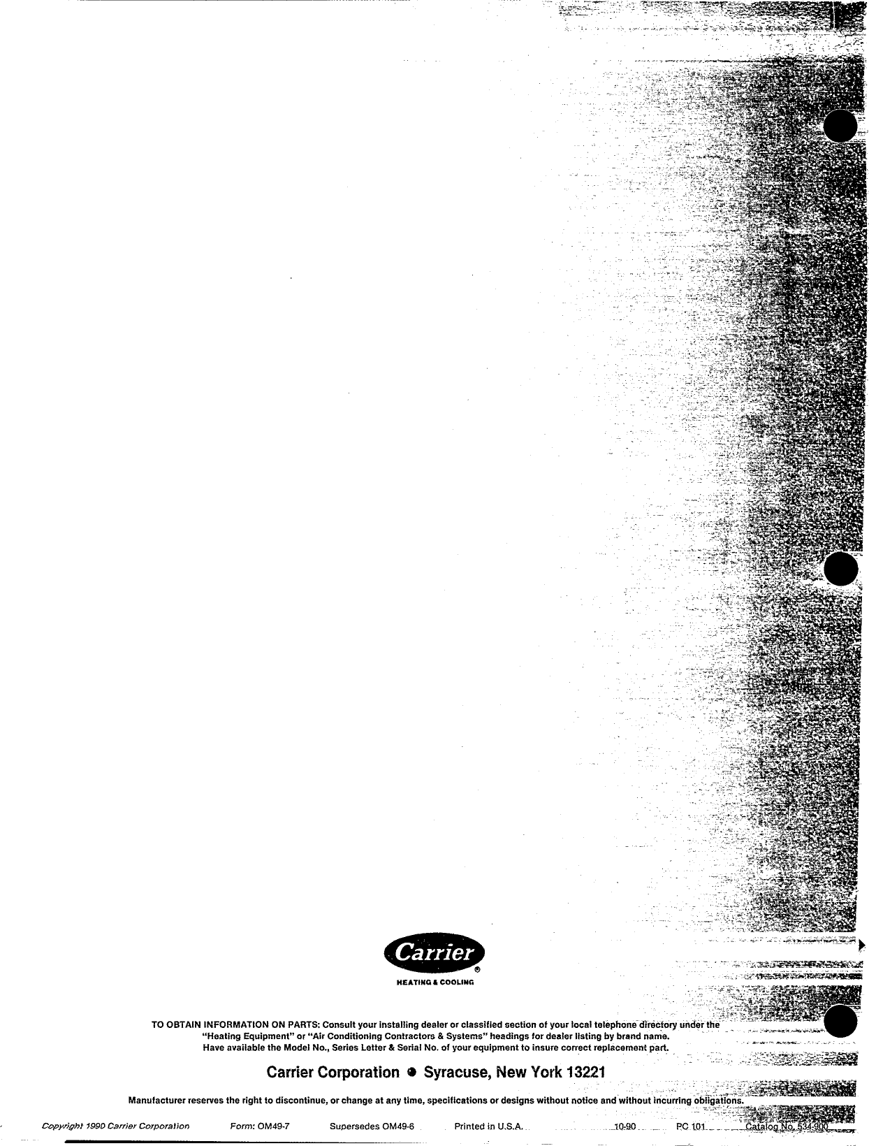 Page 8 of 8 - Carrier Carrier-49Bf-Users-Manual-  Carrier-49bf-users-manual