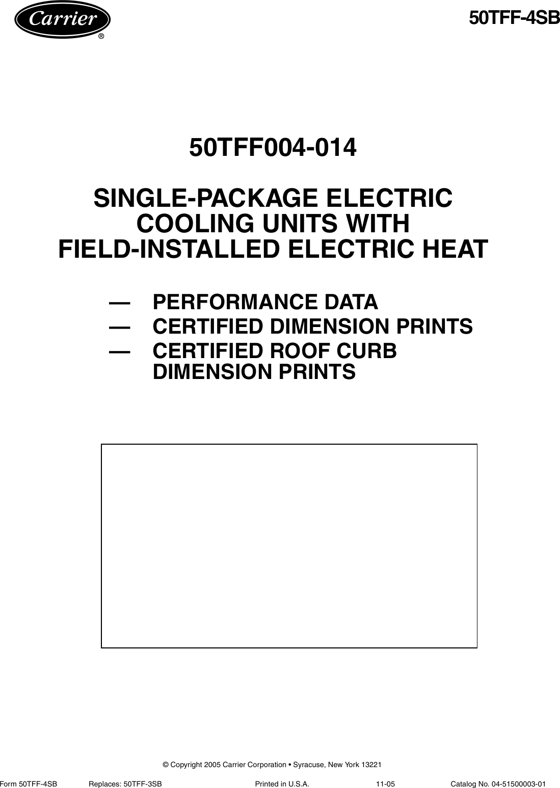 Page 1 of 8 - Carrier Carrier-50Tff004-014-Users-Manual-  Carrier-50tff004-014-users-manual