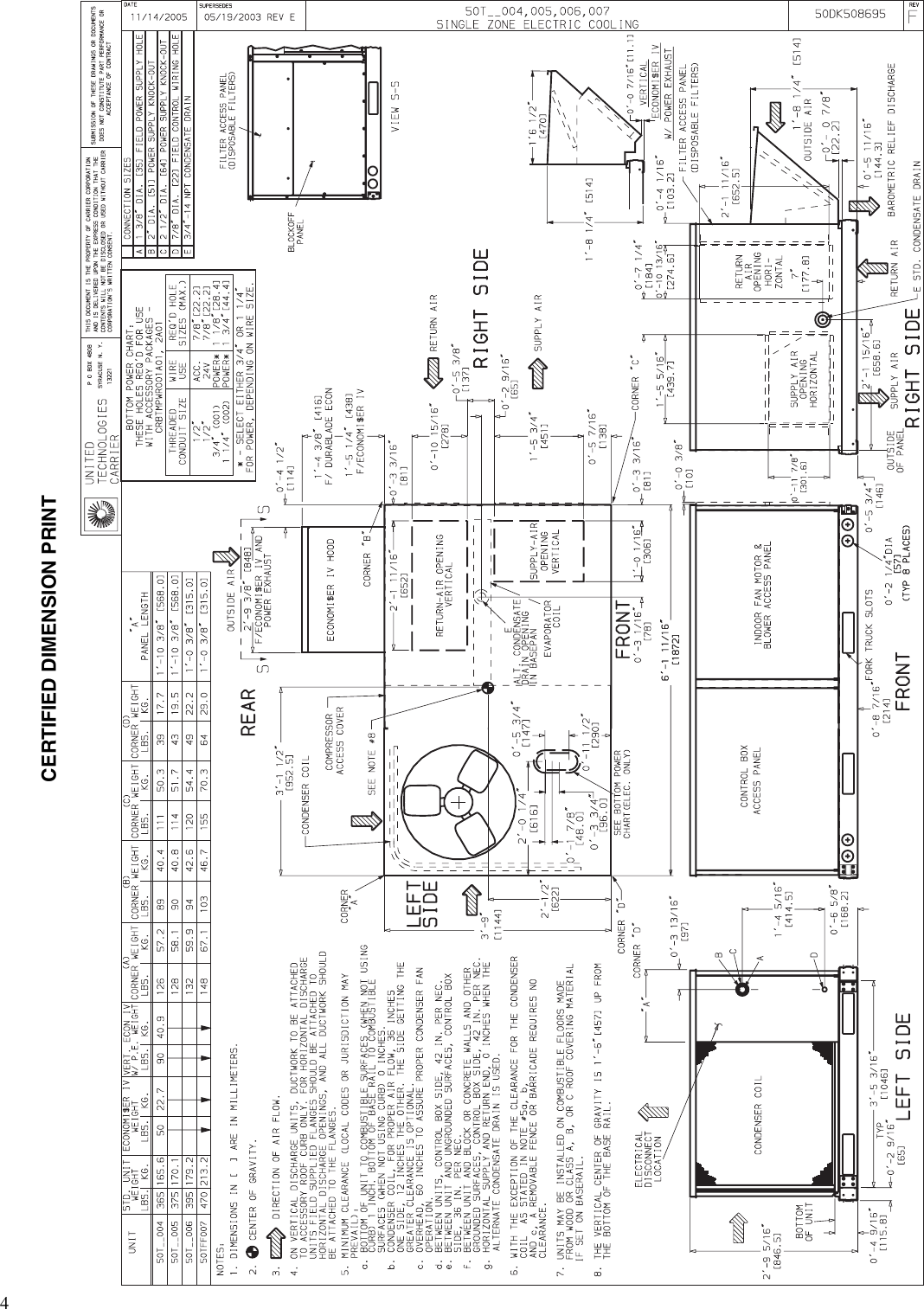 Page 4 of 8 - Carrier Carrier-50Tff004-014-Users-Manual-  Carrier-50tff004-014-users-manual