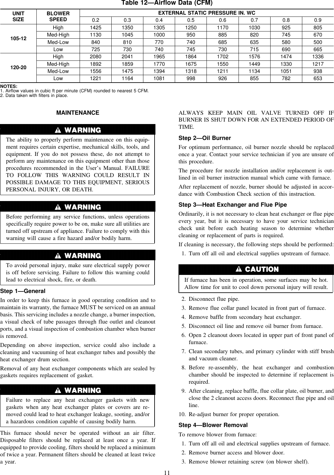 Page 11 of 12 - Carrier Carrier-58Cma-Users-Manual-  Carrier-58cma-users-manual