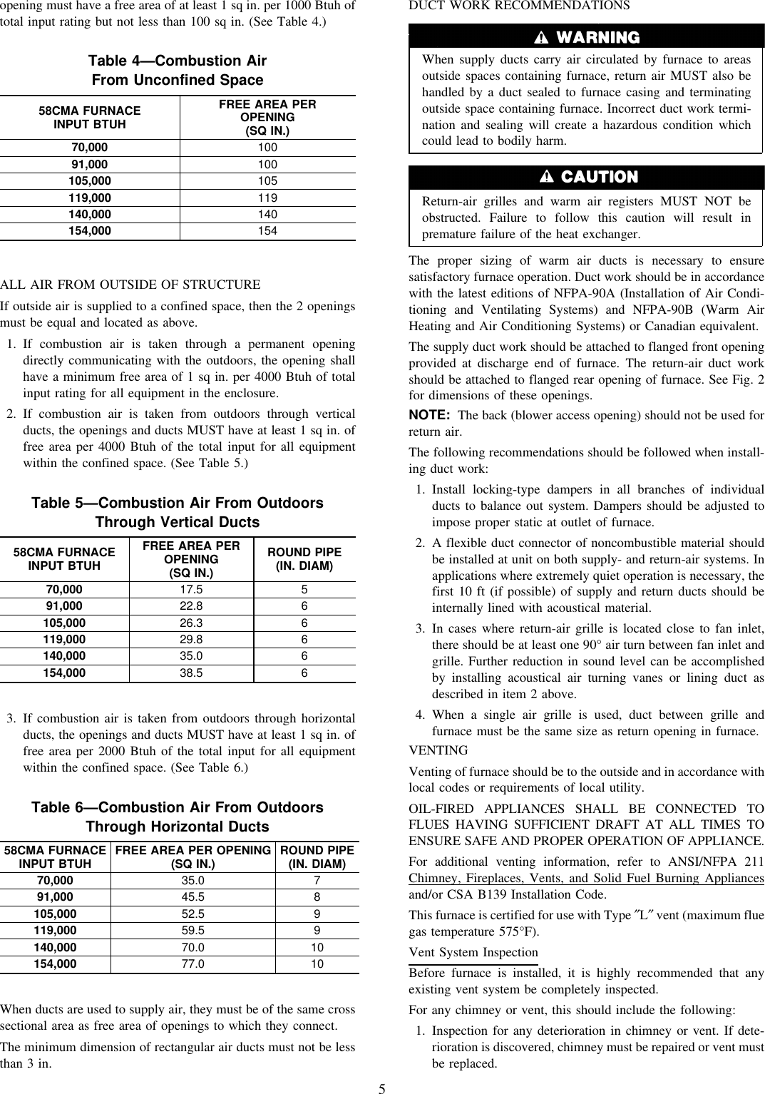 Page 5 of 12 - Carrier Carrier-58Cma-Users-Manual-  Carrier-58cma-users-manual