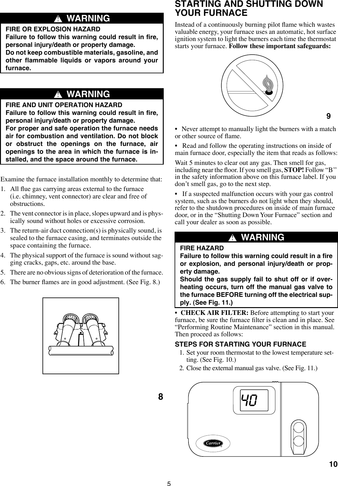 Page 5 of 12 - Carrier Carrier-58Mcb-Users-Manual-  Carrier-58mcb-users-manual