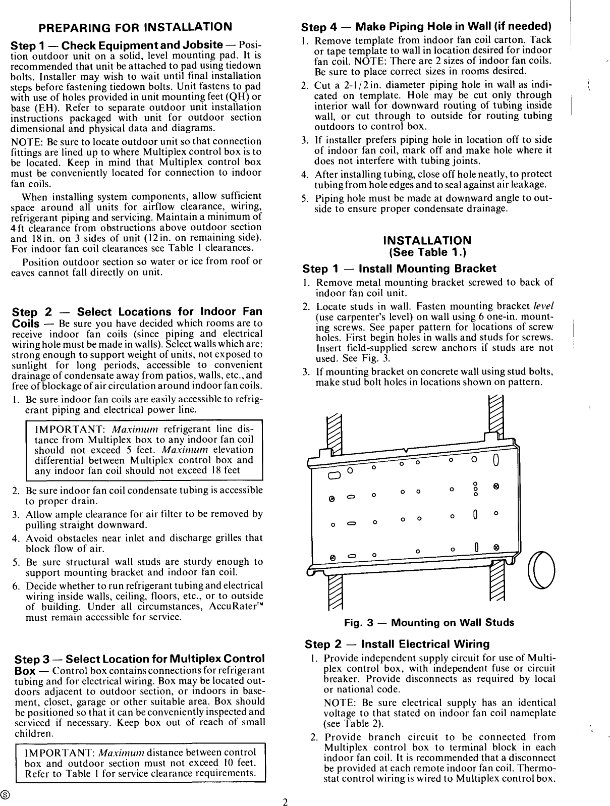 Page 2 of 8 - Carrier Carrier-Air-Cooled-Condensing-Unit-38Eh-Users-Manual-  Carrier-air-cooled-condensing-unit-38eh-users-manual