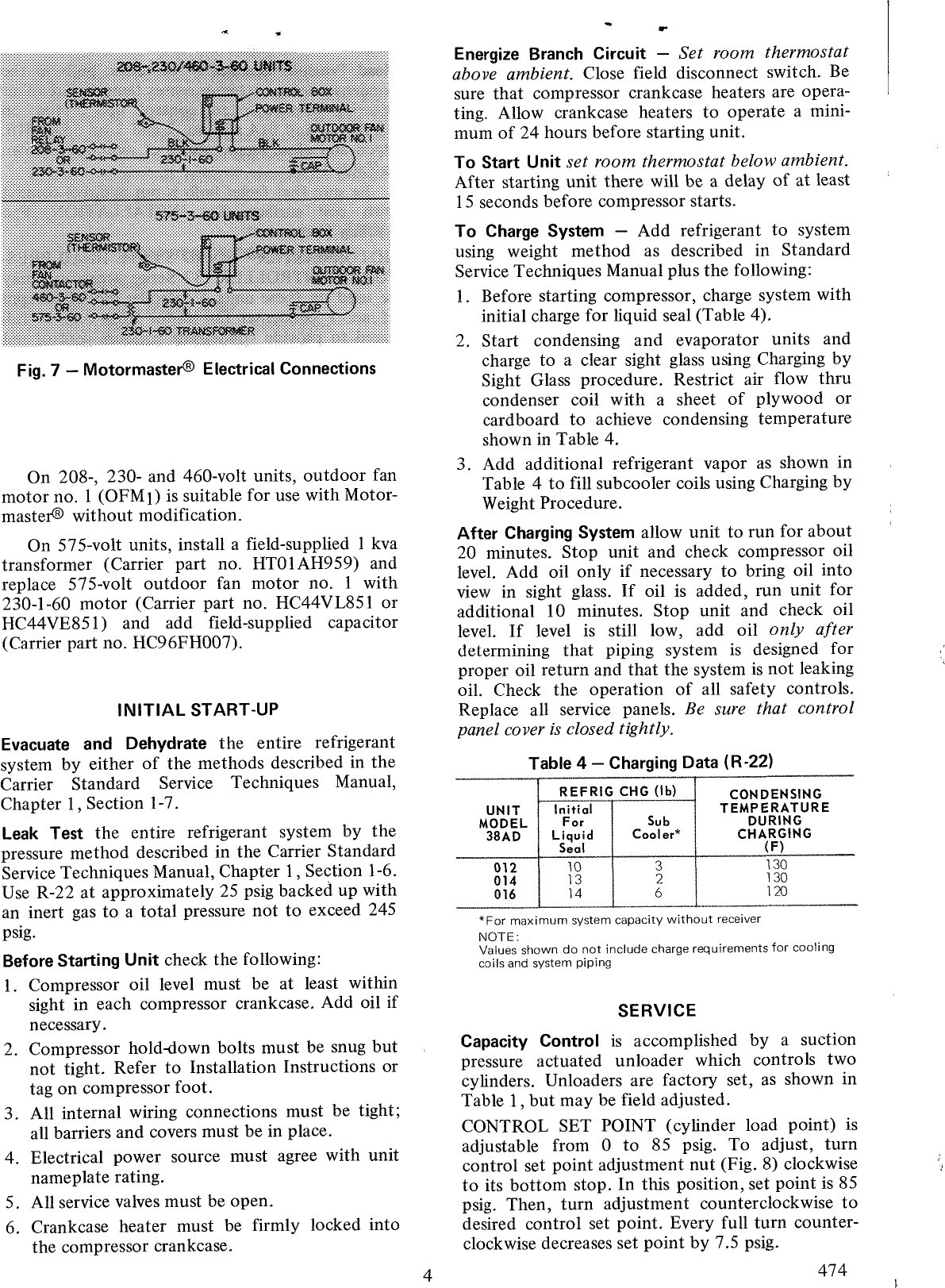 Page 4 of 6 - Carrier Carrier-Air-Cooled-Condensing-Units-38Ad-Users-Manual- Carrier-air-cooled-condensing-units-38ad-users-manual