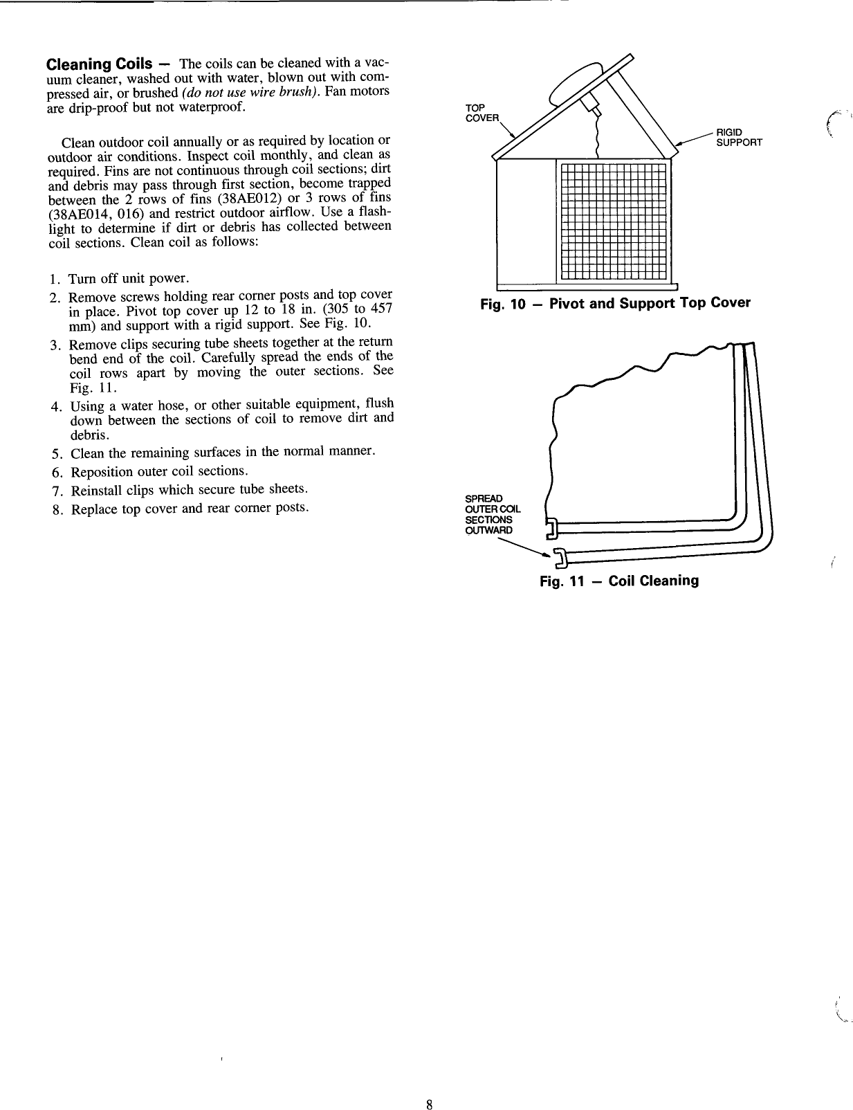 Page 8 of 12 - Carrier Carrier-Air-Cooled-Condensing-Units-38Ae-Users-Manual-  Carrier-air-cooled-condensing-units-38ae-users-manual