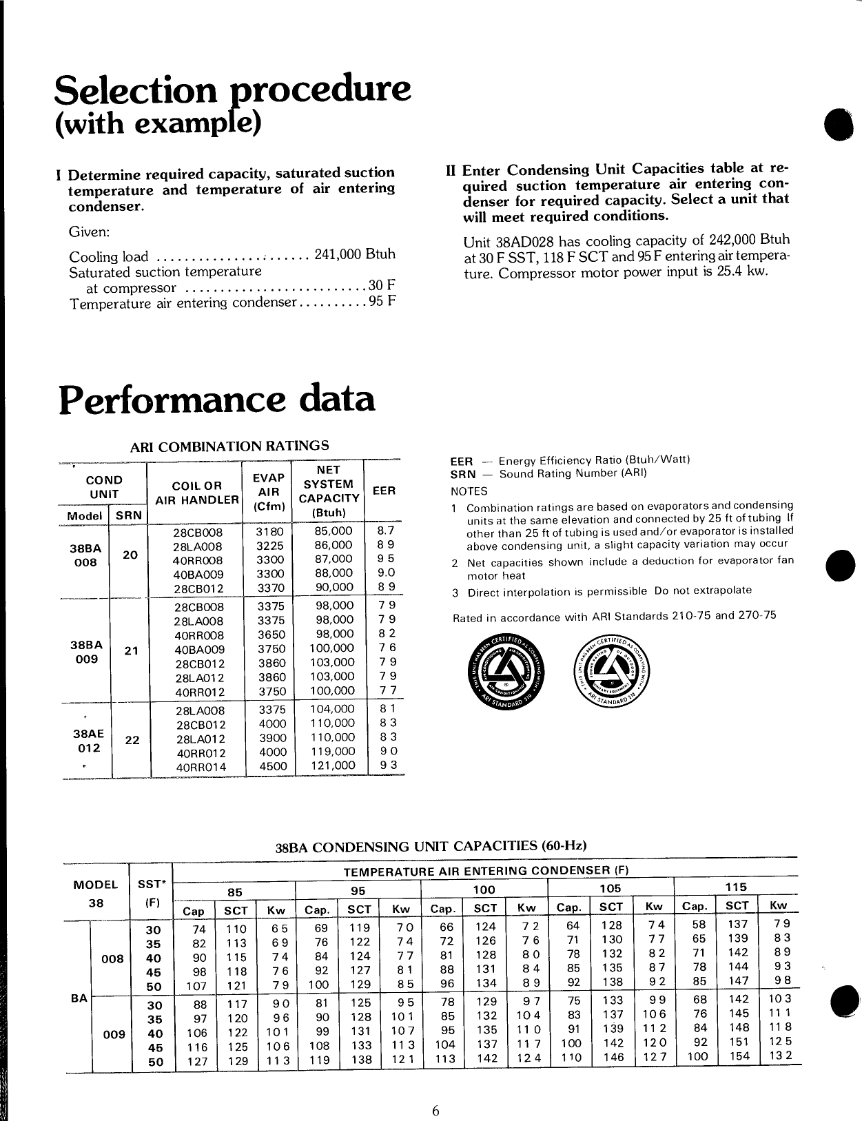 Page 6 of 12 - Carrier Carrier-Air-Cooled-Condensing-Units-38Ba-Users-Manual-  Carrier-air-cooled-condensing-units-38ba-users-manual